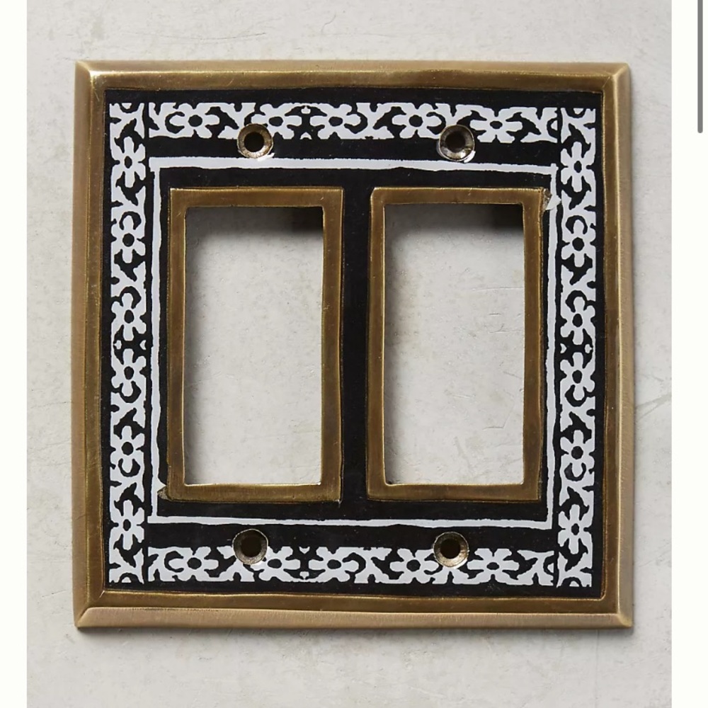 Anthropologie Rosalita Switch Plate